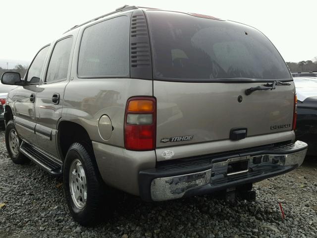 1GNEC13V12J331488 - 2002 CHEVROLET TAHOE C150 TAN photo 3