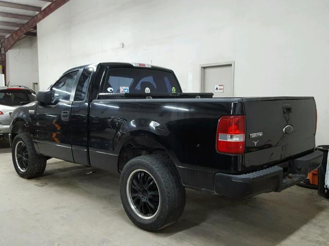 1FTRF12236NA73272 - 2006 FORD F150 Черный фото 3