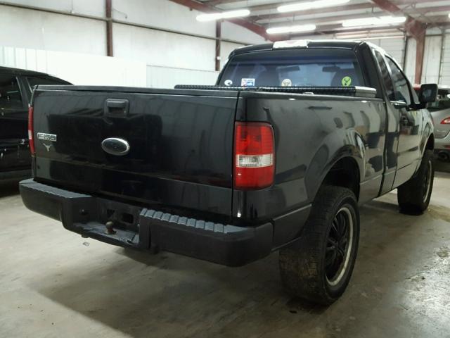 1FTRF12236NA73272 - 2006 FORD F150 Черный фото 4