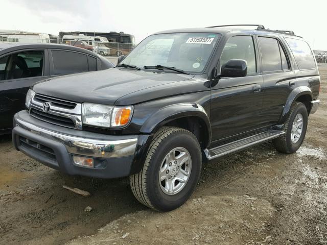 JT3HN86R320386171 - 2002 TOYOTA 4RUNNER SR BLACK photo 2