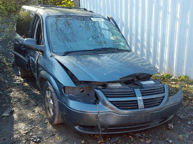 1D4GP45R36B741669 - 2006 DODGE CARAVAN SX GREEN photo 1