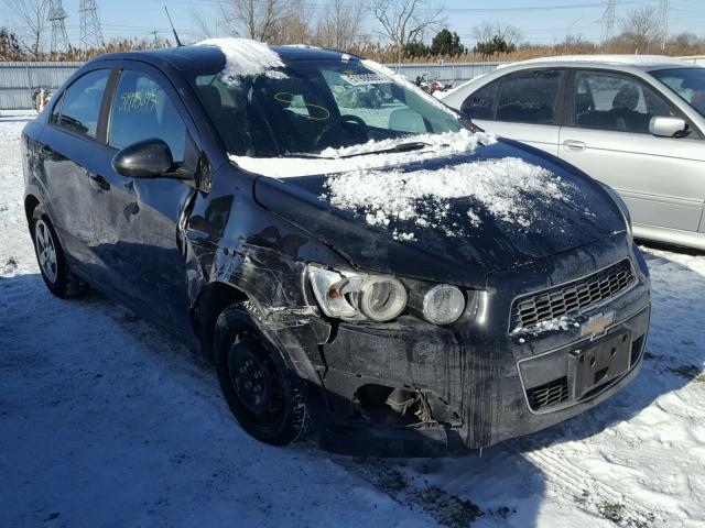 1G1JA5SH4D4222615 - 2013 CHEVROLET SONIC LS BLACK photo 1
