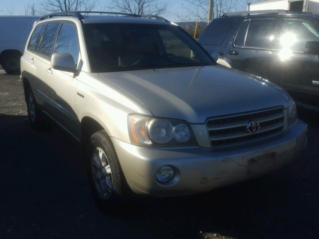 JTEHF21A220060428 - 2002 TOYOTA HIGHLANDER TAN photo 1