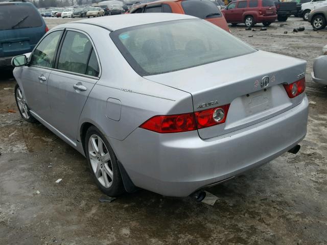 JH4CL96874C014406 - 2004 ACURA TSX SILVER photo 3