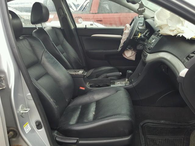 JH4CL96874C014406 - 2004 ACURA TSX SILVER photo 5