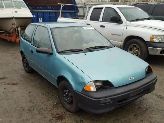 2C1MS2465N6778716 - 1992 GEO METRO XFI BLUE photo 1