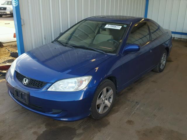 1HGEM21934L084355 - 2004 HONDA CIVIC EX 蓝色 照片 2