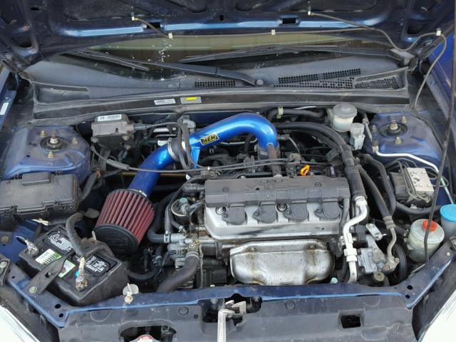 1HGEM21934L084355 - 2004 HONDA CIVIC EX 蓝色 照片 7