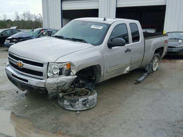 2GCEK290691117579 - 2009 CHEVROLET SILVERADO BEIGE photo 2