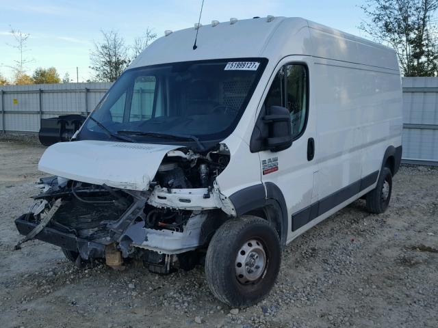 3C6TRVDG3EE111865 - 2014 RAM PROMASTER WHITE photo 2