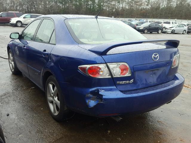 1YVFP80C755M75440 - 2005 MAZDA 6 I BLUE photo 3