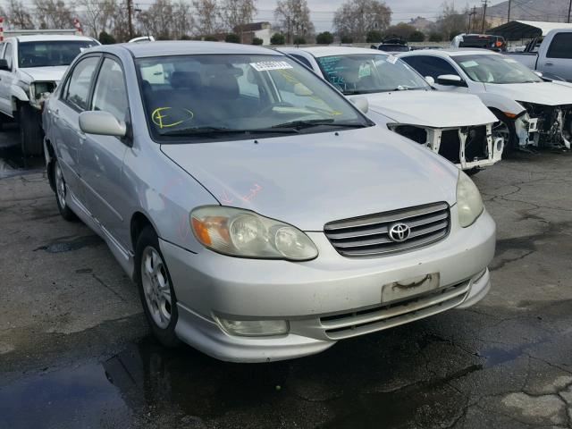 1NXBR32E03Z111066 - 2003 TOYOTA COROLLA CE SILVER photo 1