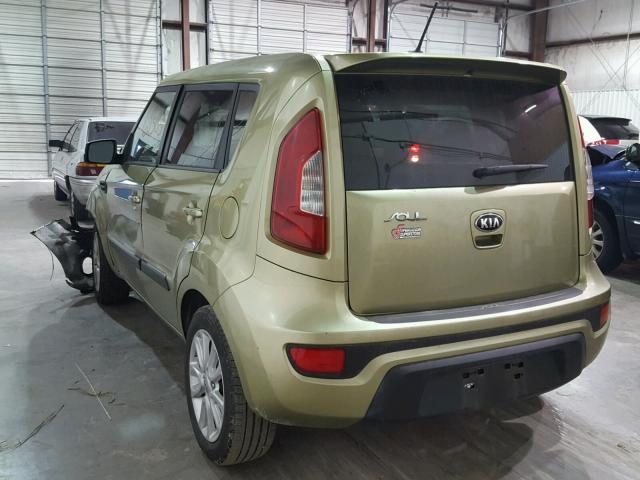 KNDJT2A6XD7502893 - 2013 KIA SOUL + GREEN photo 3