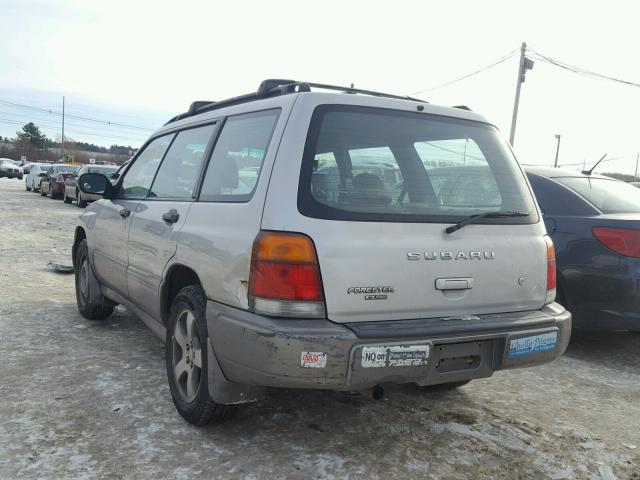 JF1SF6551YH714432 - 2000 SUBARU FORESTER S 银色 照片 3