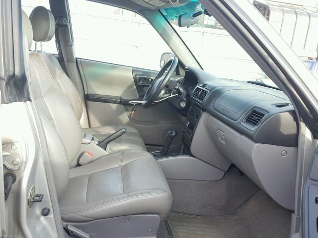 JF1SF6551YH714432 - 2000 SUBARU FORESTER S 银色 照片 5