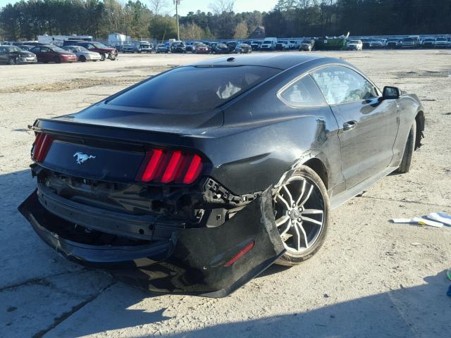 1FA6P8TH5F5330398 - 2015 FORD MUSTANG BLACK photo 4