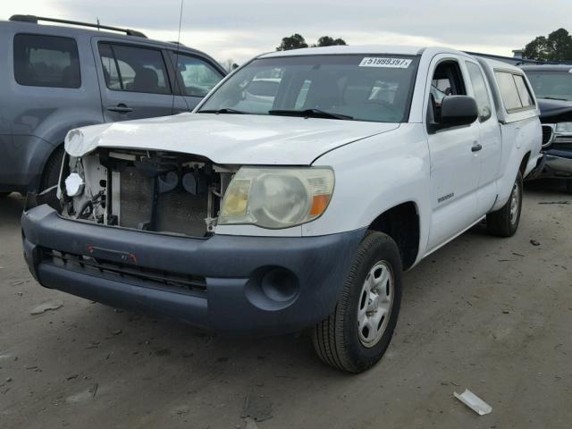 5TETX22N57Z364101 - 2007 TOYOTA TACOMA ACC WHITE photo 2