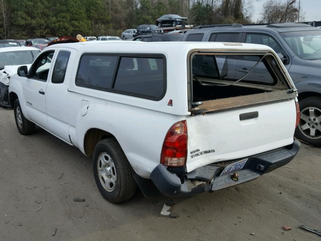 5TETX22N57Z364101 - 2007 TOYOTA TACOMA ACC WHITE photo 3