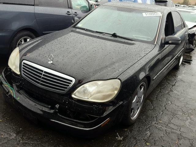 WDBNG70J1YA126441 - 2000 MERCEDES-BENZ S 430 BLACK photo 2