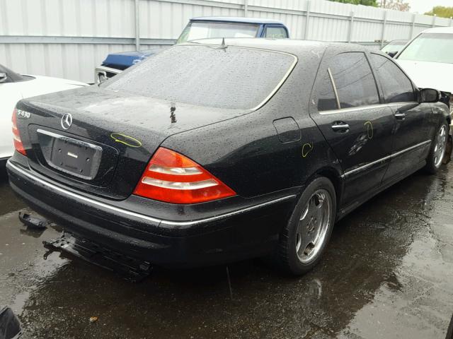 WDBNG70J1YA126441 - 2000 MERCEDES-BENZ S 430 BLACK photo 4