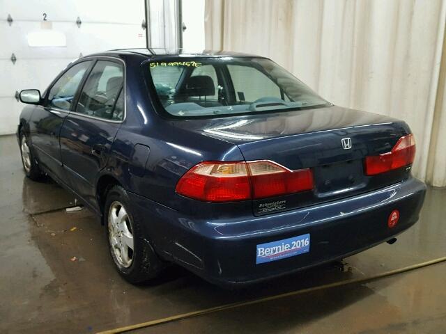 1HGCG5557YA139480 - 2000 HONDA ACCORD EX BLUE photo 3