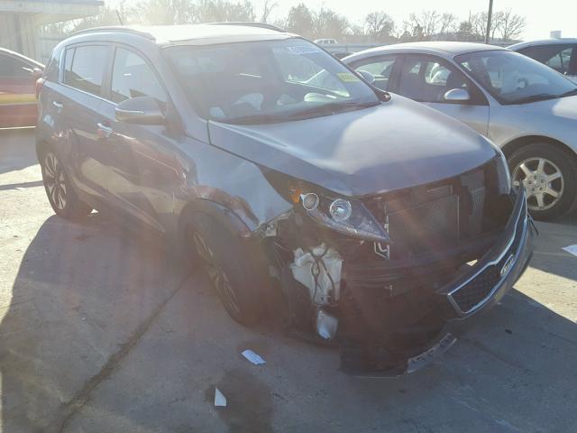 KNDPC3A68B7122304 - 2011 KIA SPORTAGE E GRAY photo 1