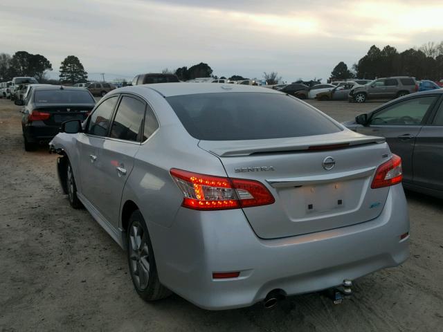 3N1AB7AP6EY278159 - 2014 NISSAN SENTRA S GRAY photo 3