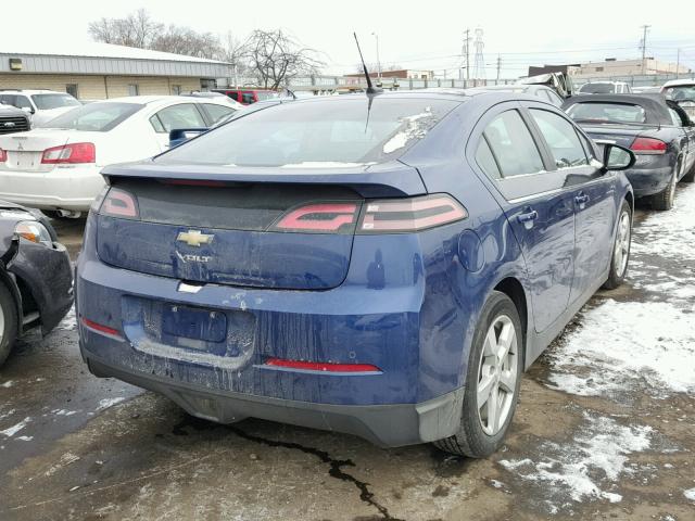 1G1RB6E41DU108862 - 2013 CHEVROLET VOLT BLUE photo 4