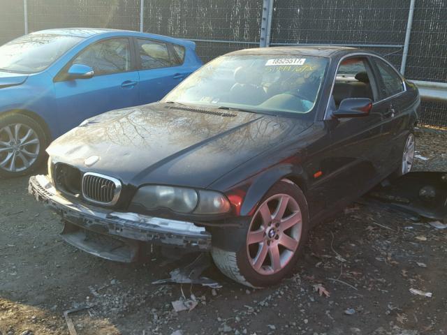 WBABM3343YJN63933 - 2000 BMW 323 CI BLACK photo 2