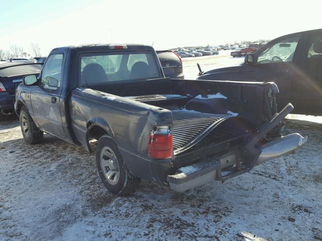 1FTYR10D81PB64090 - 2001 FORD RANGER BLACK photo 3