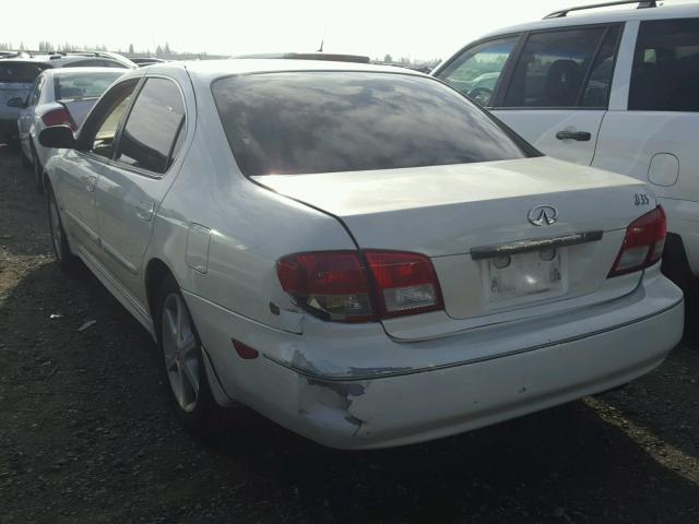 JNKDA31A44T204357 - 2004 INFINITI I35 WHITE photo 3