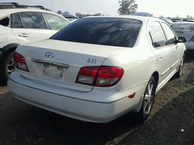 JNKDA31A44T204357 - 2004 INFINITI I35 WHITE photo 4