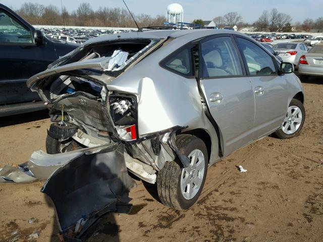 JTDKB20U640071825 - 2004 TOYOTA PRIUS SILVER photo 4