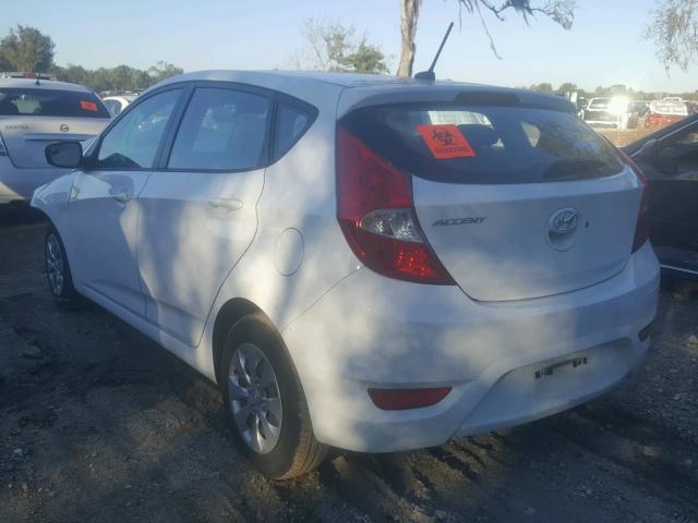 KMHCT5AE4FU231380 - 2015 HYUNDAI ACCENT GS WHITE photo 3