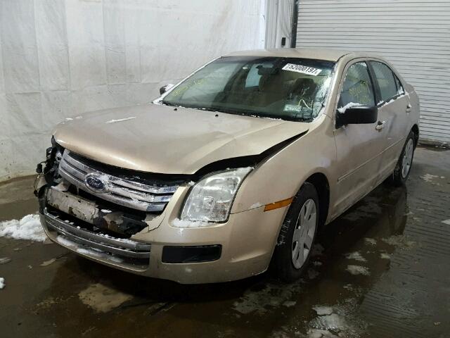 3FAHP06Z76R132370 - 2006 FORD FUSION S TAN photo 2