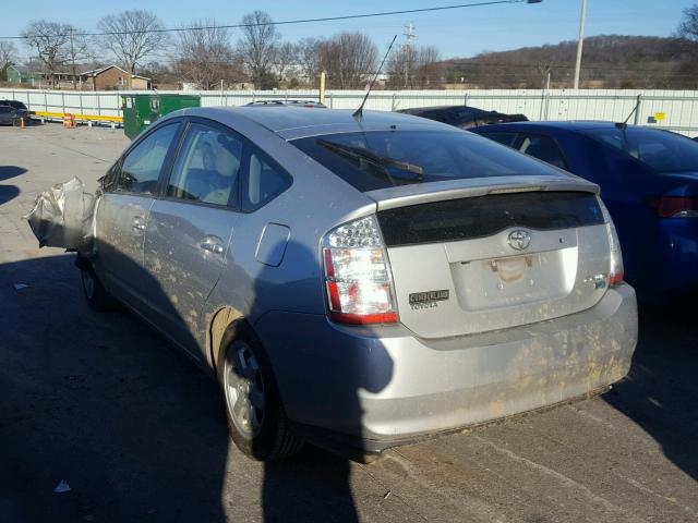 JTDKB20U387756152 - 2008 TOYOTA PRIUS SILVER photo 3