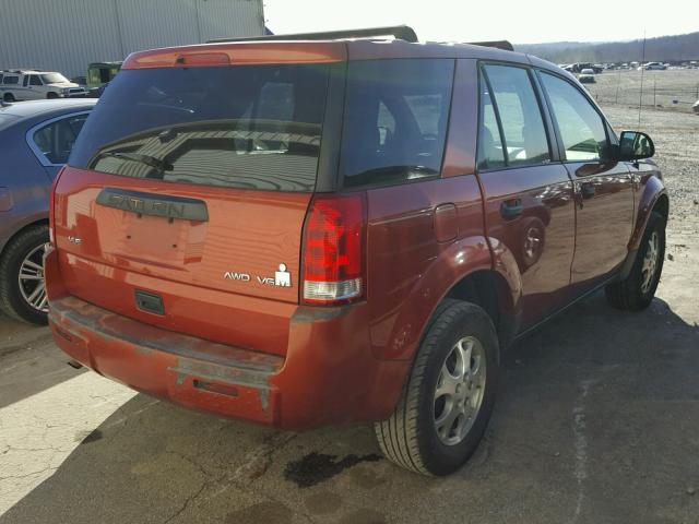 5GZCZ63B13S806603 - 2003 SATURN VUE ORANGE photo 4