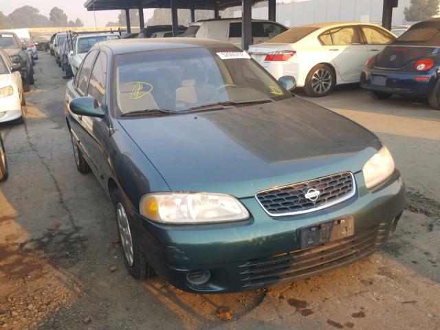 3N1CB51D3YL317326 - 2000 NISSAN SENTRA BAS GREEN photo 1