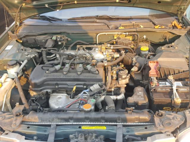 3N1CB51D3YL317326 - 2000 NISSAN SENTRA BAS GREEN photo 7