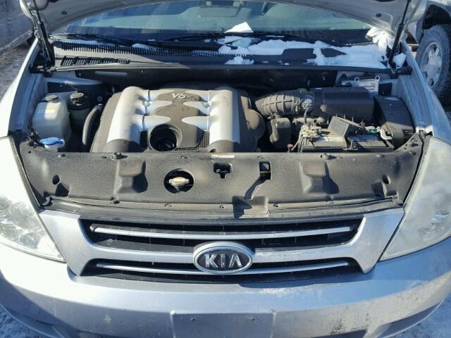 KNDMB233576168432 - 2007 KIA SEDONA EX SILVER photo 7