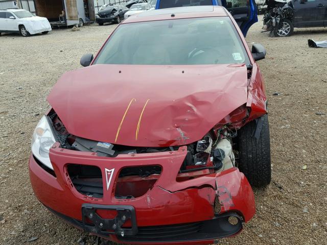 1G2ZH558064159909 - 2006 PONTIAC G6 GT RED photo 7