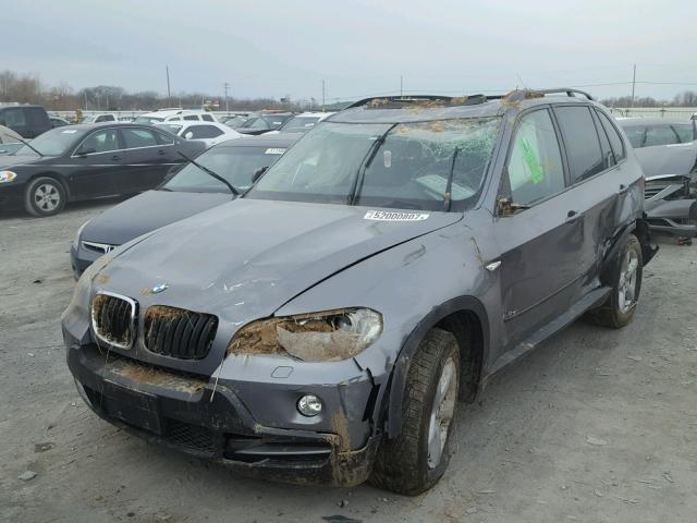 5UXFE43528L009169 - 2008 BMW X5 3.0I GRAY photo 2