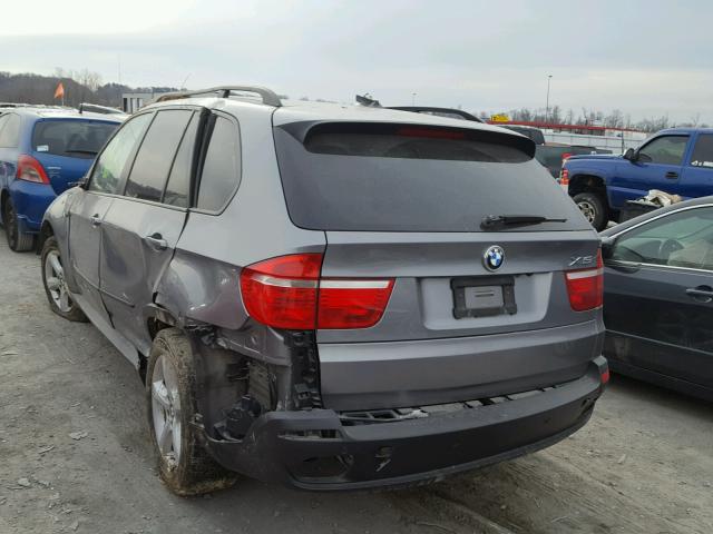 5UXFE43528L009169 - 2008 BMW X5 3.0I GRAY photo 3