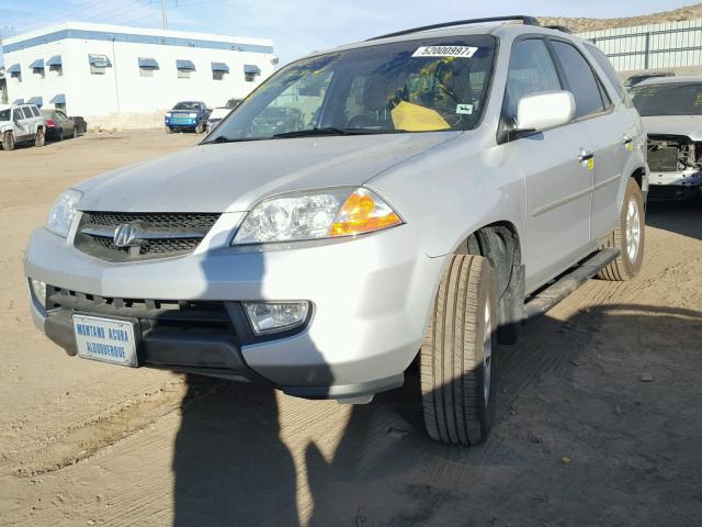 2HNYD18822H530115 - 2002 ACURA MDX TOURIN SILVER photo 2