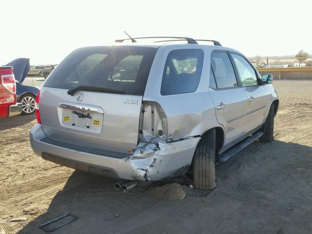 2HNYD18822H530115 - 2002 ACURA MDX TOURIN SILVER photo 4