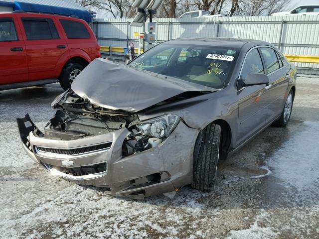 1G1ZC5E06CF207961 - 2012 CHEVROLET MALIBU 1LT TAN photo 2