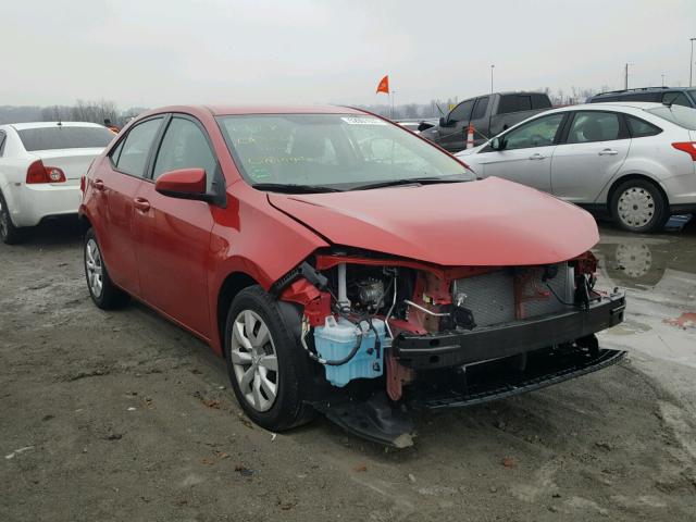 5YFBURHE7GP384926 - 2016 TOYOTA COROLLA L RED photo 1