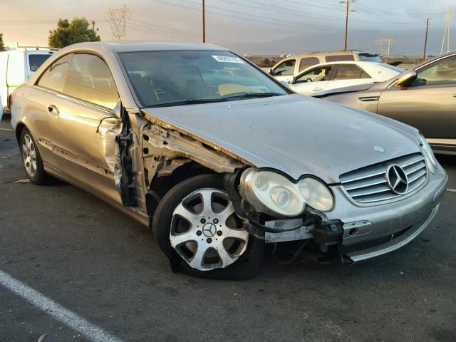 WDBTJ65J54F076992 - 2004 MERCEDES-BENZ CLK 320C GRAY photo 1