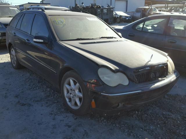 WDBRH84J04F437466 - 2004 MERCEDES-BENZ C 320 4MAT BLACK photo 1