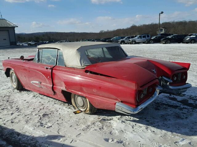 H9YJ159958 - 1959 FORD T BIRD RED photo 3